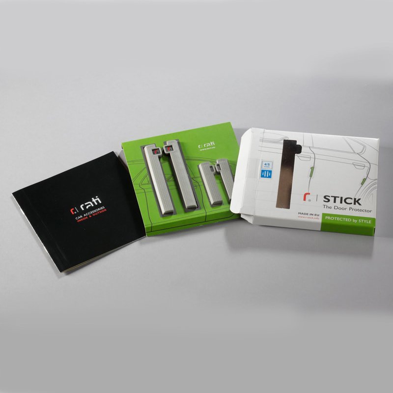 R-Stick Car Door Protectors - Grey